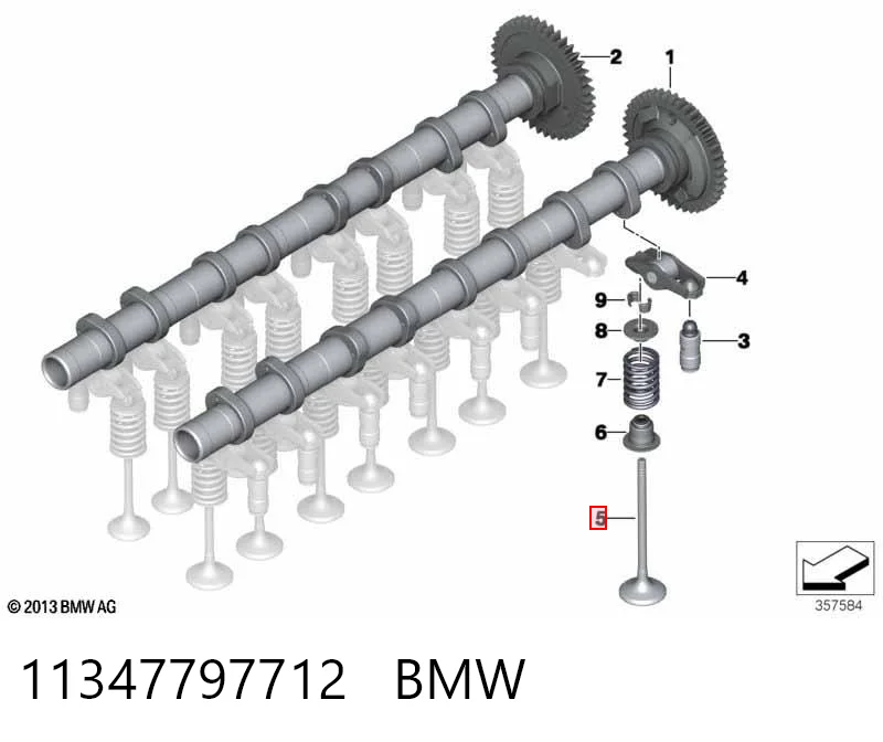 3418BMCR Gieffe Клапан випускний