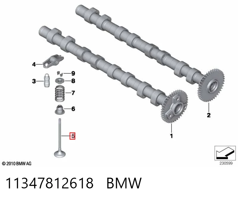 9400SCR Gieffe Клапан впускний