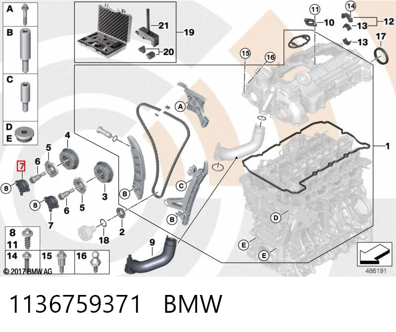 1136759371 BMW Регулятор фаз газорозподілу