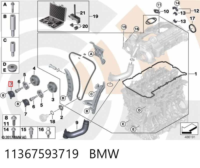 11367593719 BMW Регулятор фаз газорозподілу