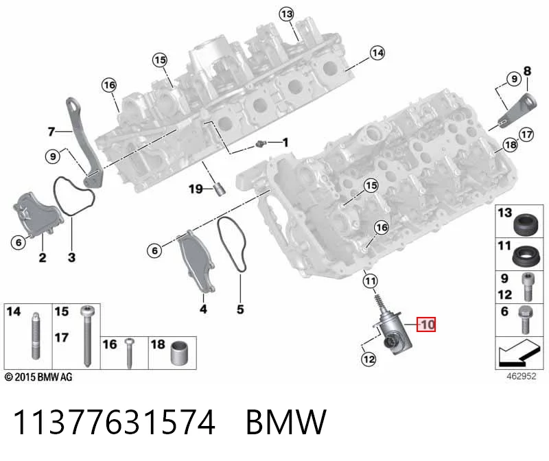 Купити Клапан фазорегулятора BMW X1  F48