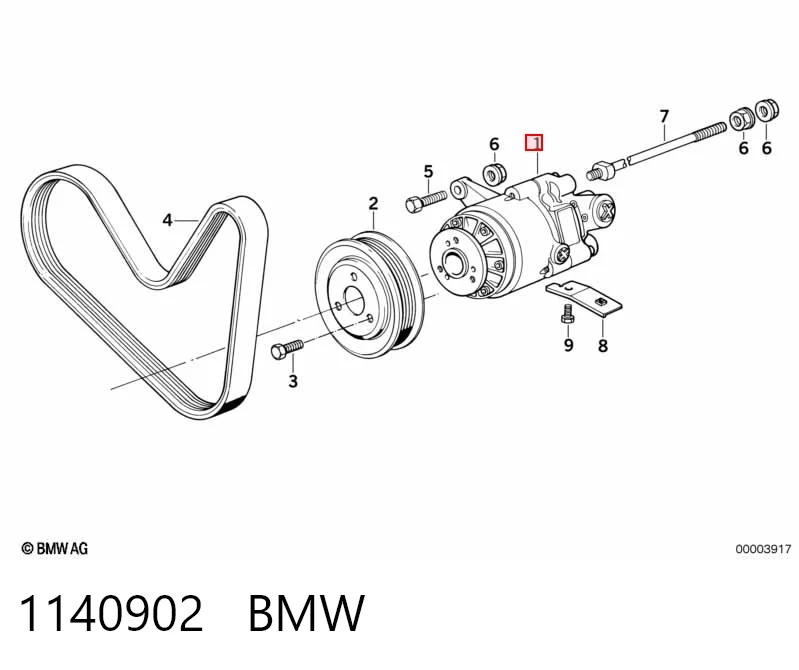 1140902 BMW Насос гідропідсилювача