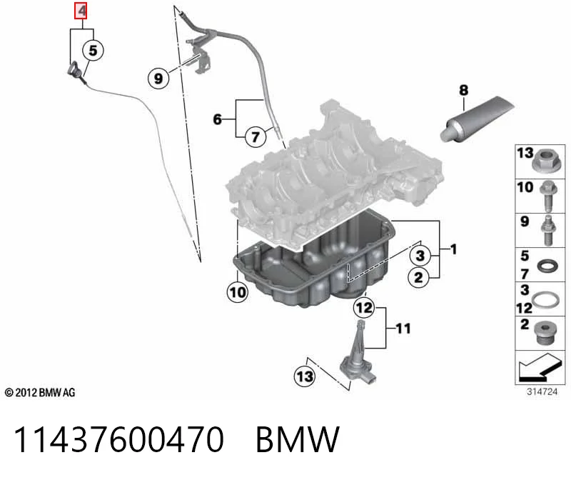 Щуп-індикатор рівня масла в двигуні AND 30115104 ціна, від 13.37 USD