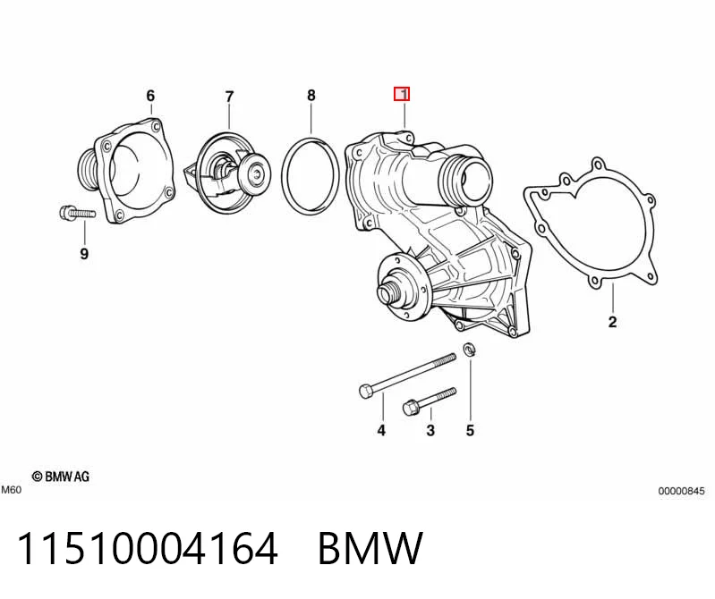 11510004164 BMW Насос охолодження
