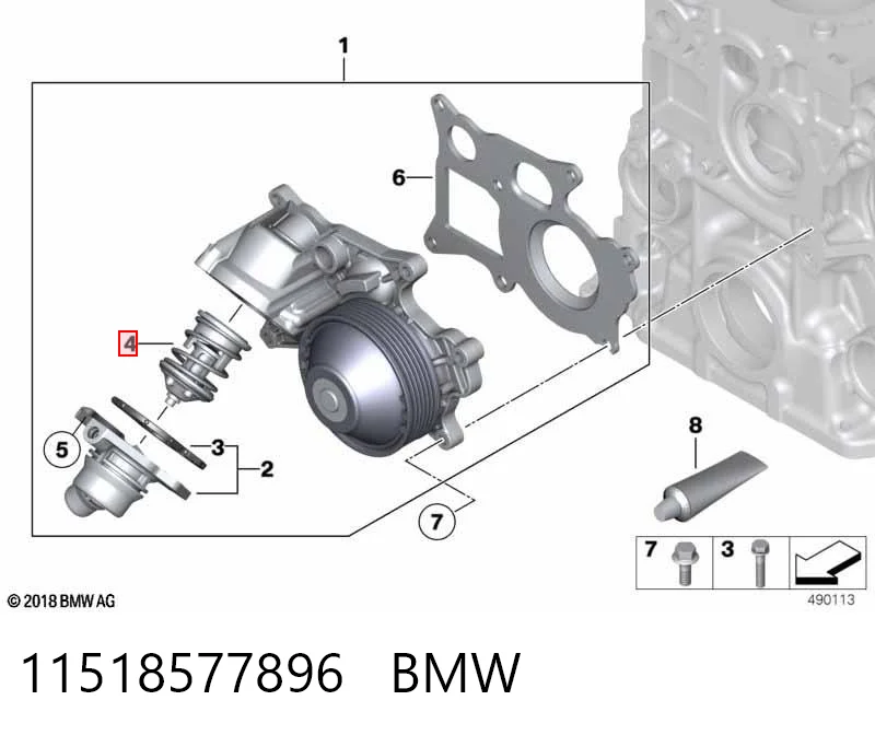 11518577896 BMW Авто термостат