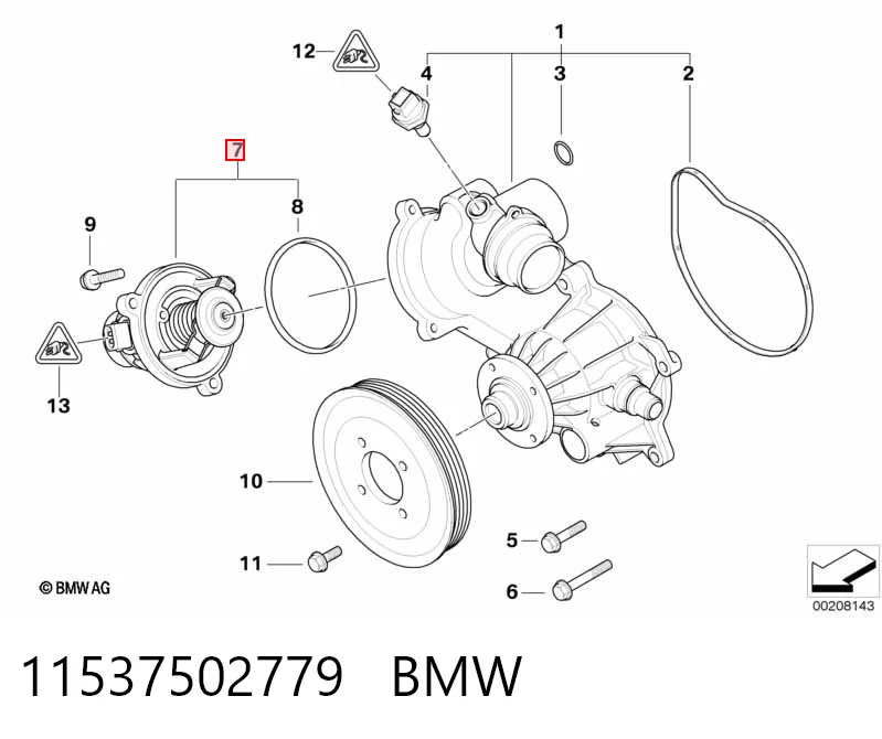 11537502779 BMW Авто термостат