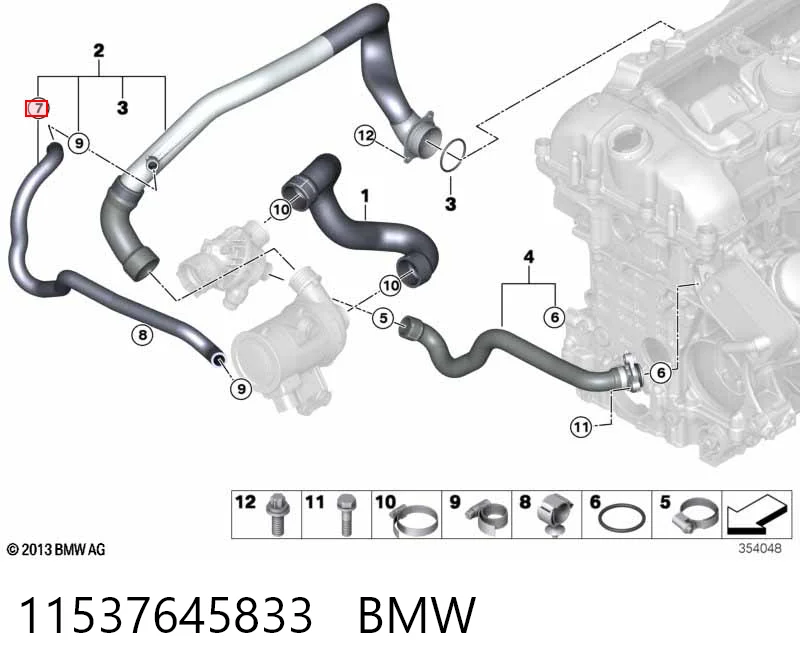 11537645833 BMW 