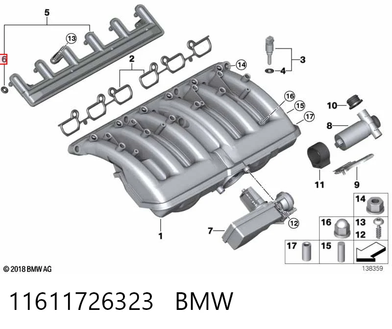 Купити EL780154 Elring Ущільнююче кільце трубок системи змащення