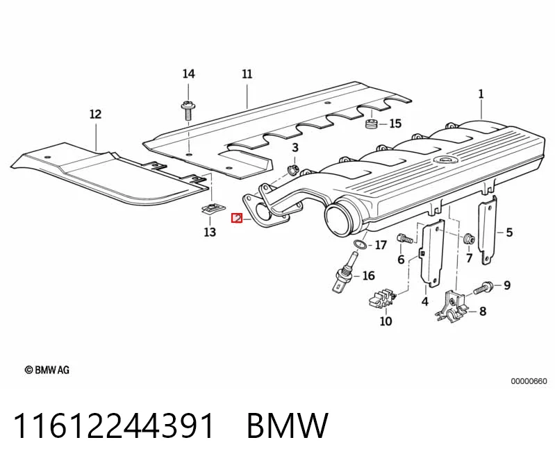 Купити Прокладка впускного колектора Land Rover Range Rover II LP, P38A