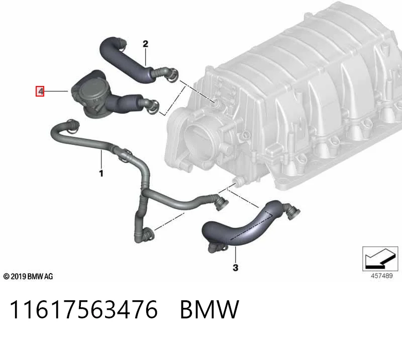 11617563476 BMW Масловіддільник