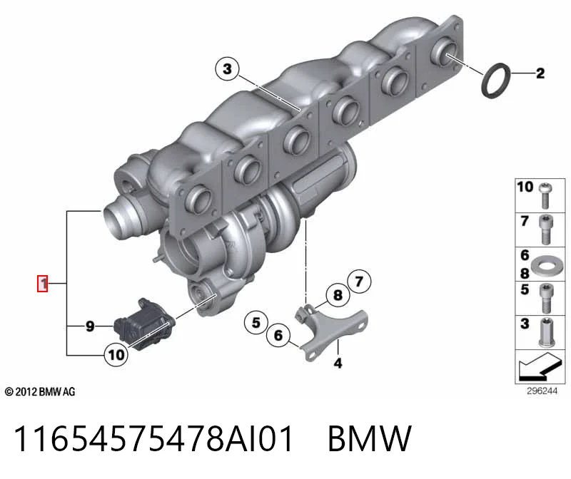 Турбокомпресор Borg-Warner 18537100500