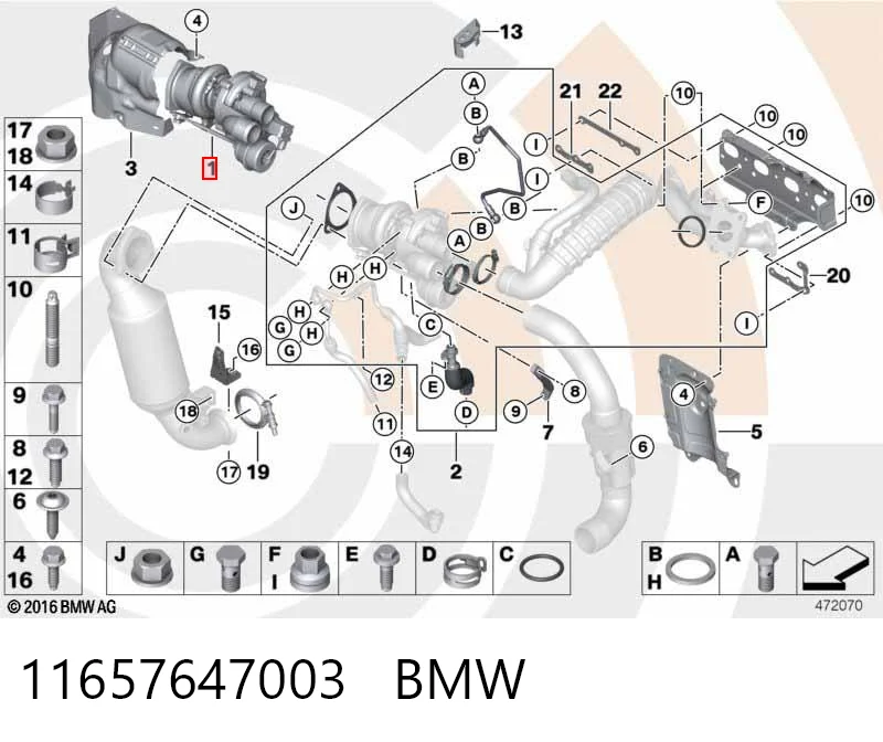 11657647003 BMW Турбонаддув