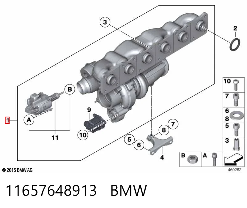 11657648913 BMW Турбонаддув