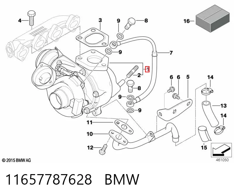 11657787628 BMW Турбонаддув