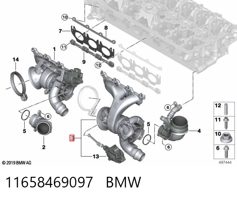 Турбіна Mitsubishi 4947706301 ціна, від 1060.44 USD