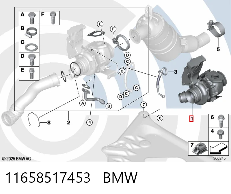 Турбокомпресор Toyota 17201YV030