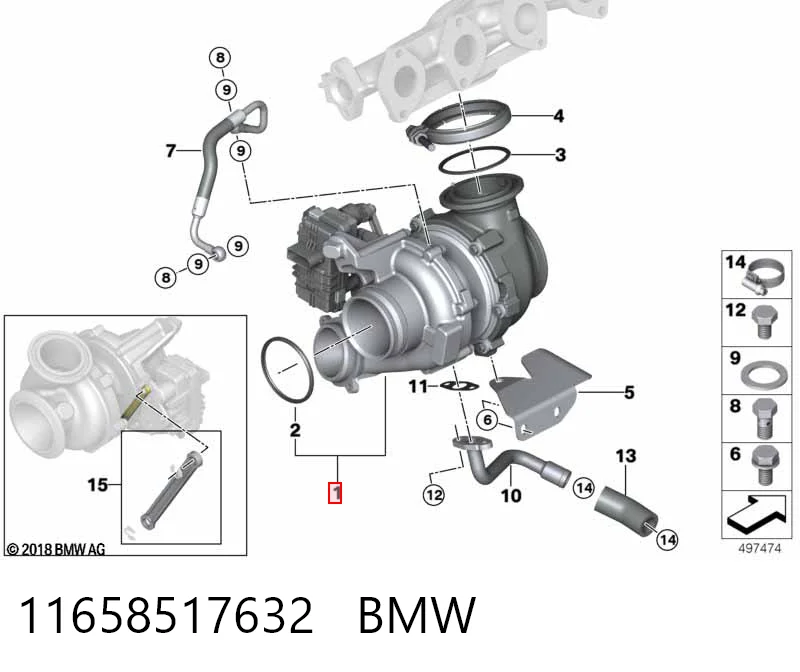 Турбіна Garrett 8177635004S ціна, від 464.81 USD