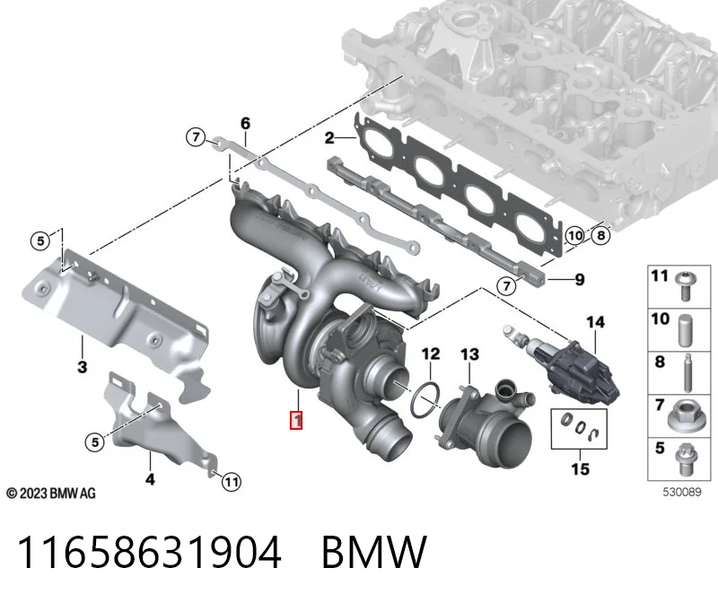 11658631904 BMW Турбонаддув