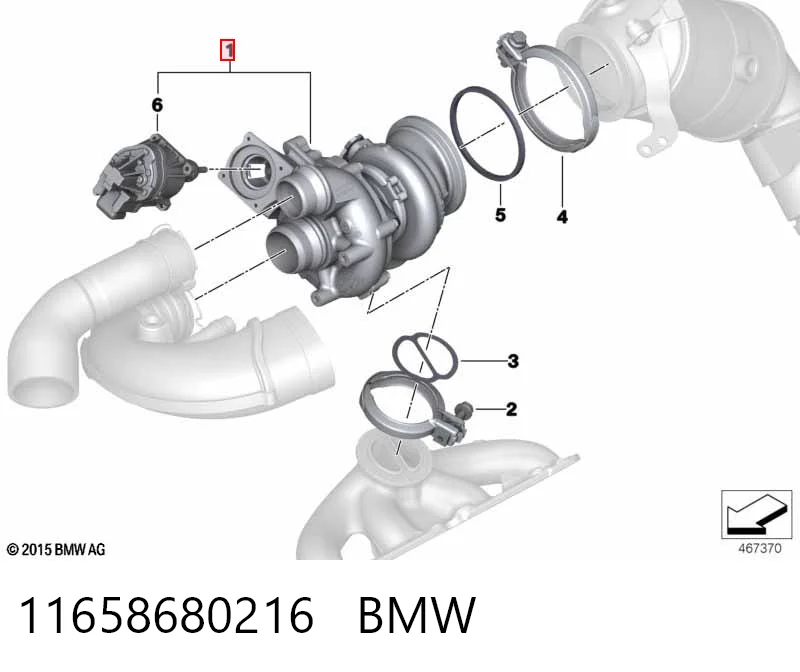 Турбонаддув на BMW 5  G30, F90