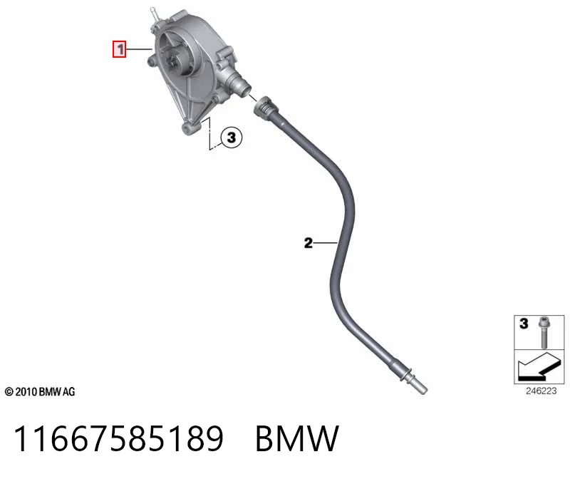 11667585189 BMW Насос вакуумний