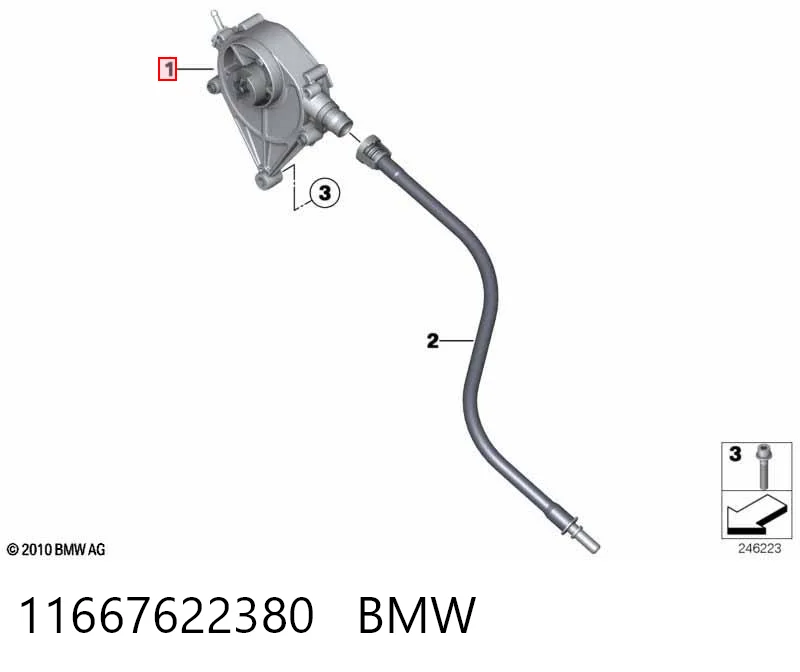 11667622380 BMW Насос вакуумний