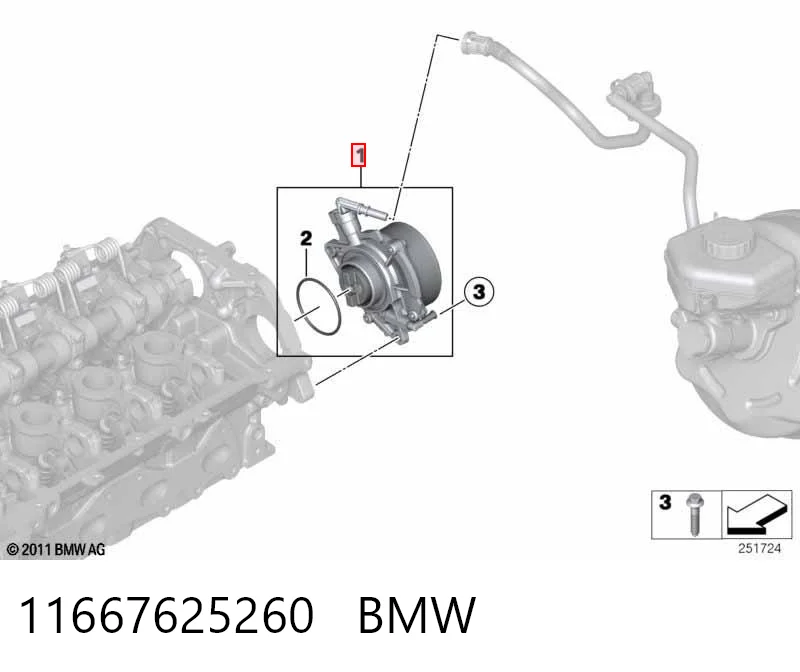  Вакуумний насос BMW 3 