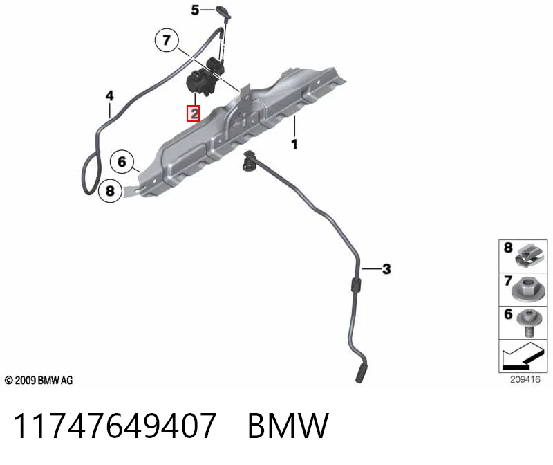 11747649407 BMW Клапан перетворювач тиску наддуву (соленоїд)