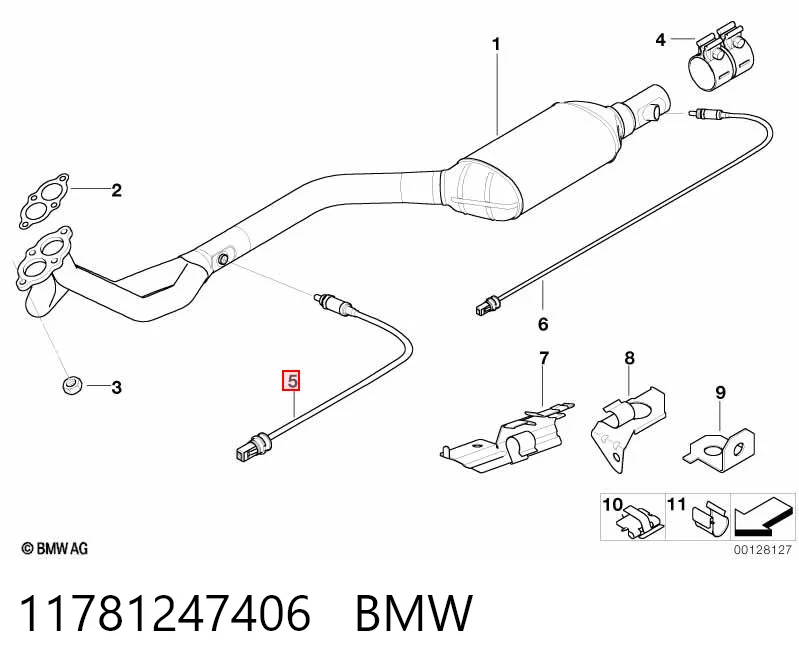 11781247406 BMW Датчик кисню