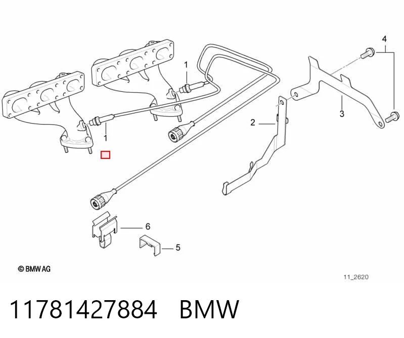 11781427884 BMW Датчик кисню