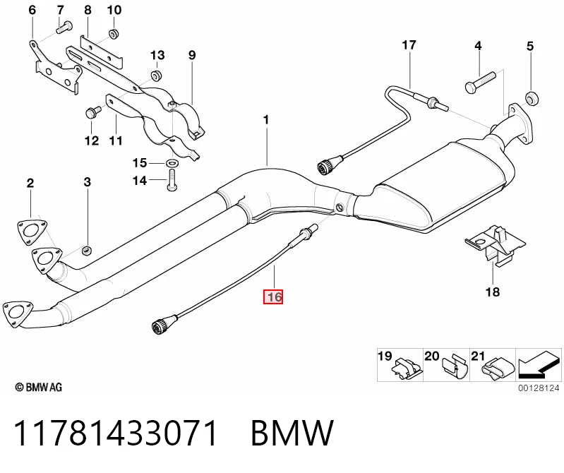 11781433071 BMW Датчик кисню