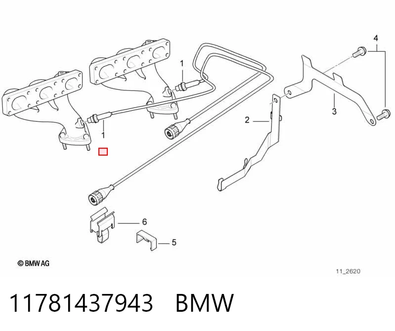 11781437943 BMW Датчик кисню