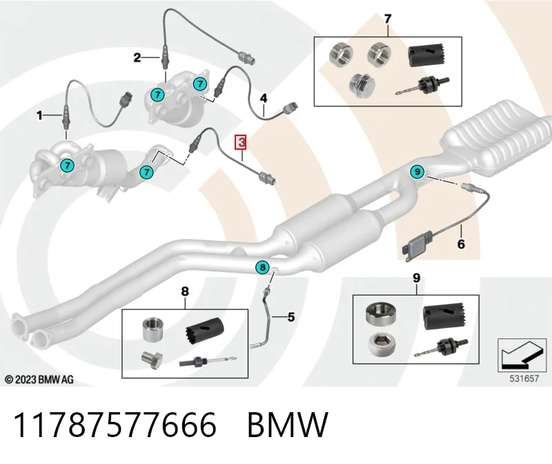 11787577666 BMW Датчик кисню