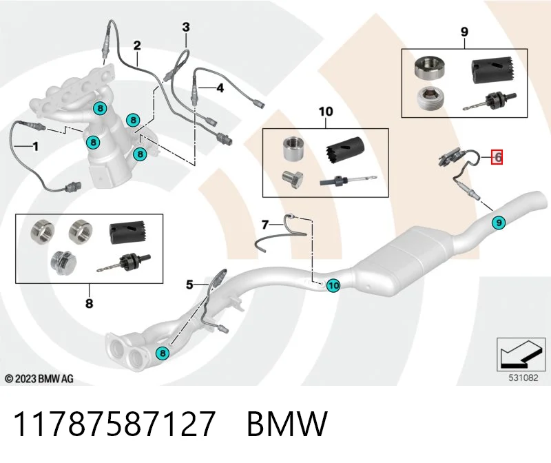 11787587127 BMW Датчик оксидів азоту NOX