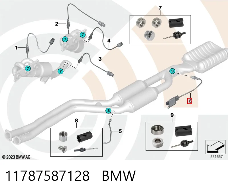 11787587128 BMW Датчик оксидів азоту NOX