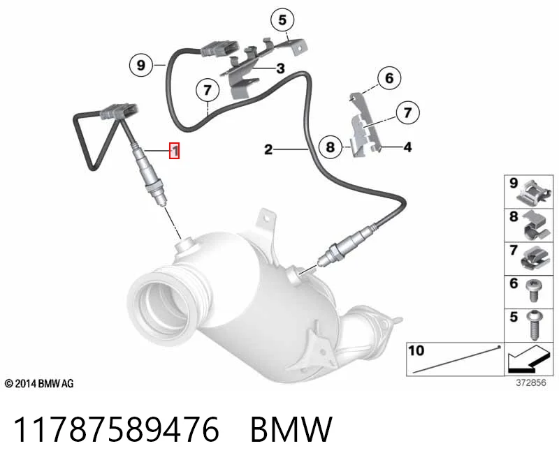 11787589476 BMW Датчик кисню