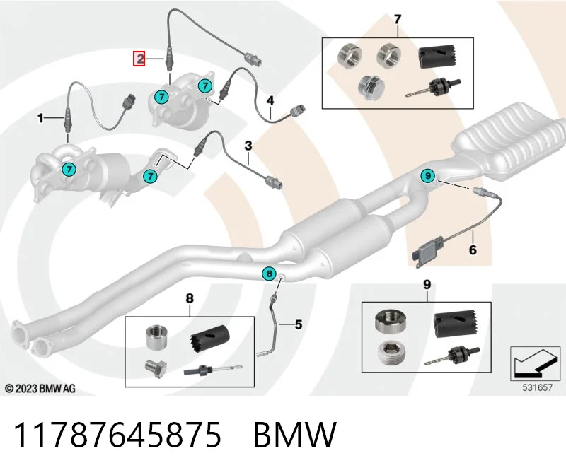 11787645875 BMW Лямбда зонд після каталізатора