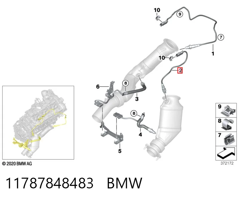 11787848483 BMW Датчик кисню