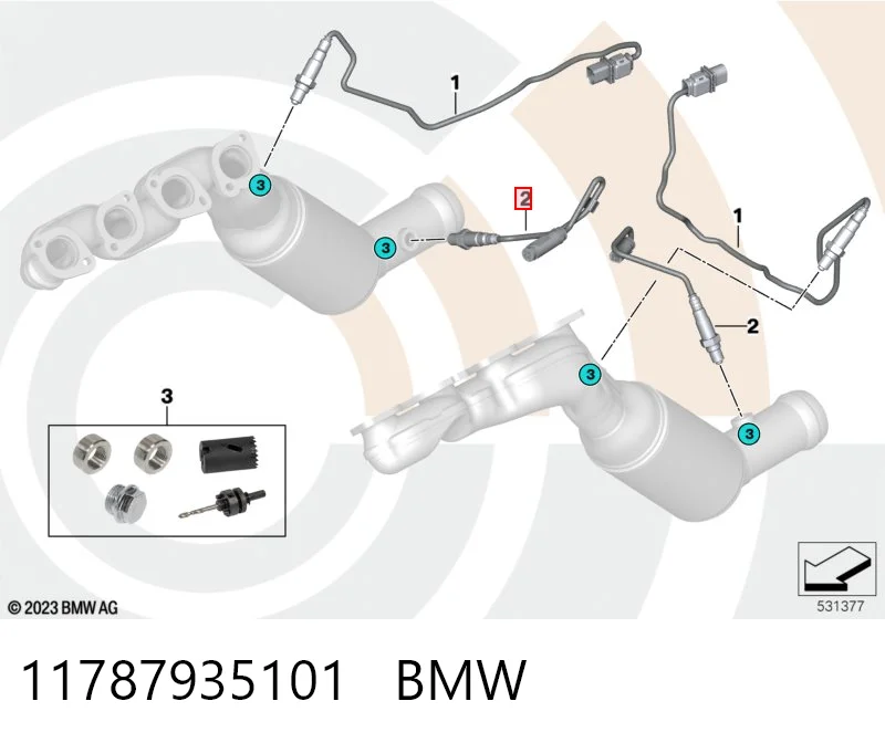 11787935101 BMW Лямбда зонд після каталізатора