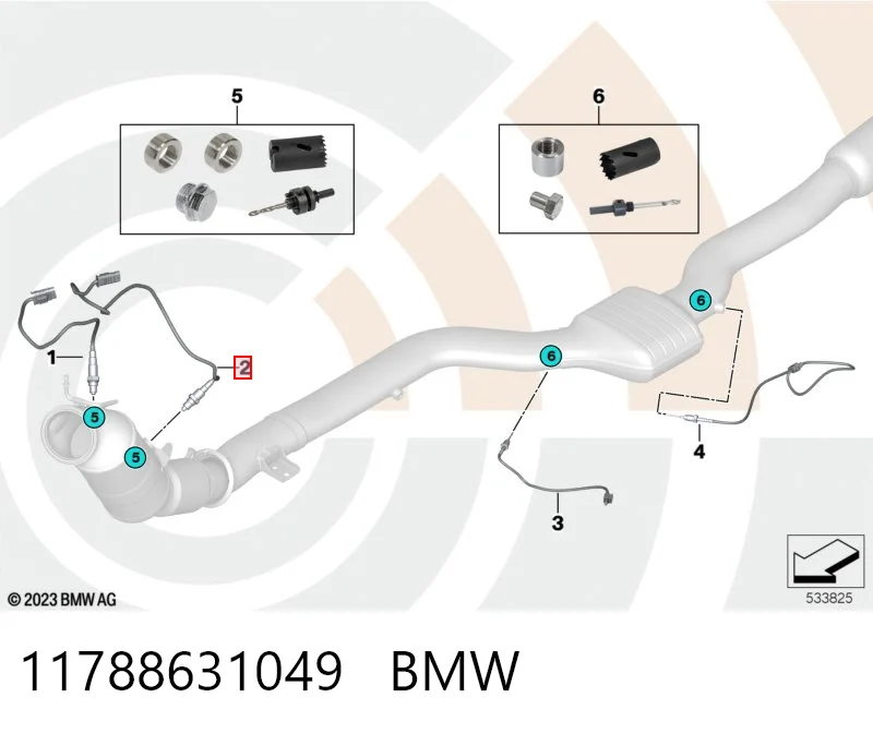 11788631049 BMW Лямбда зонд після каталізатора