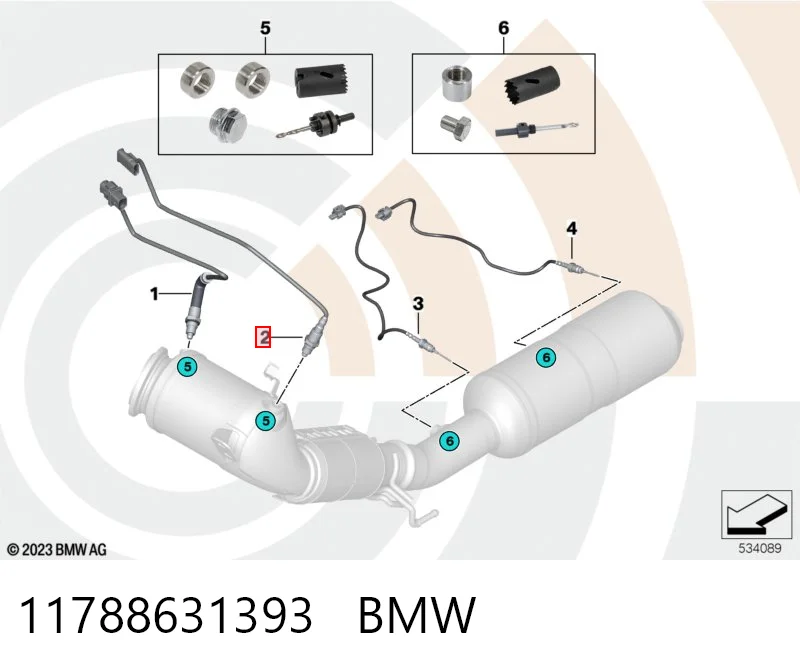11788631393 BMW Лямбда зонд після каталізатора