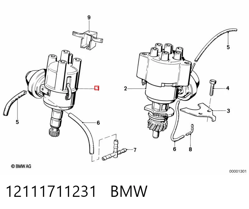 12111711231 BMW Привід розподільника запалювання