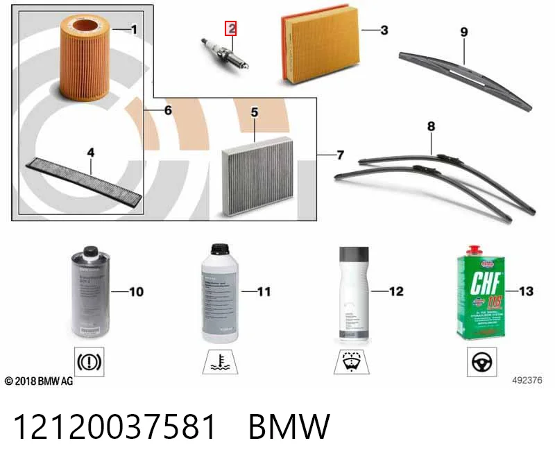  Свічки запалювання BMW X6 