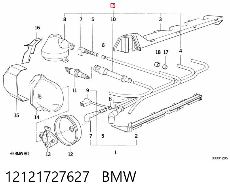  Високовольтні дроти BMW 3 