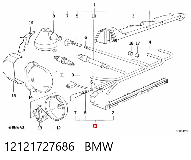 Дріт високовольтний BMW 3 