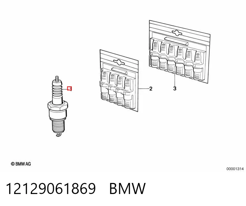 12129061869 BMW Свіча запалювання