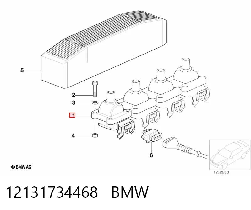 12131734468 BMW Котушка запалювання