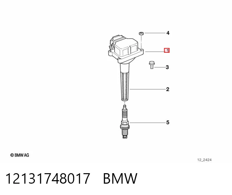 12131748017 BMW Котушка запалювання