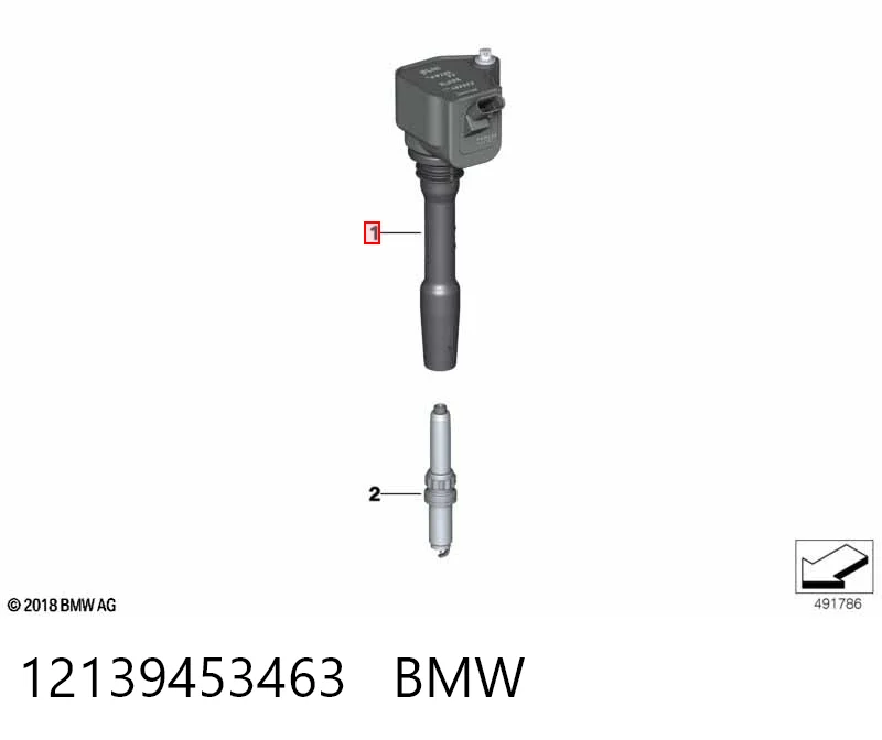 12139453463 BMW Котушка запалювання