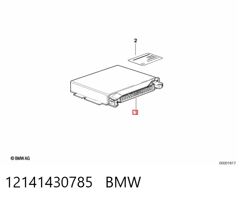 Блок електронного управління на BMW 7  E38