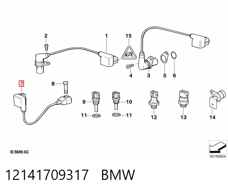 Датчик детонації Bosch 261231113 ціна, від 55.16 USD